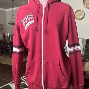 Women’s Arkansas Razorback Zip-Up Hoodie